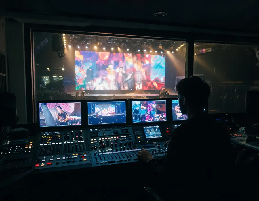Live event LED wall control position